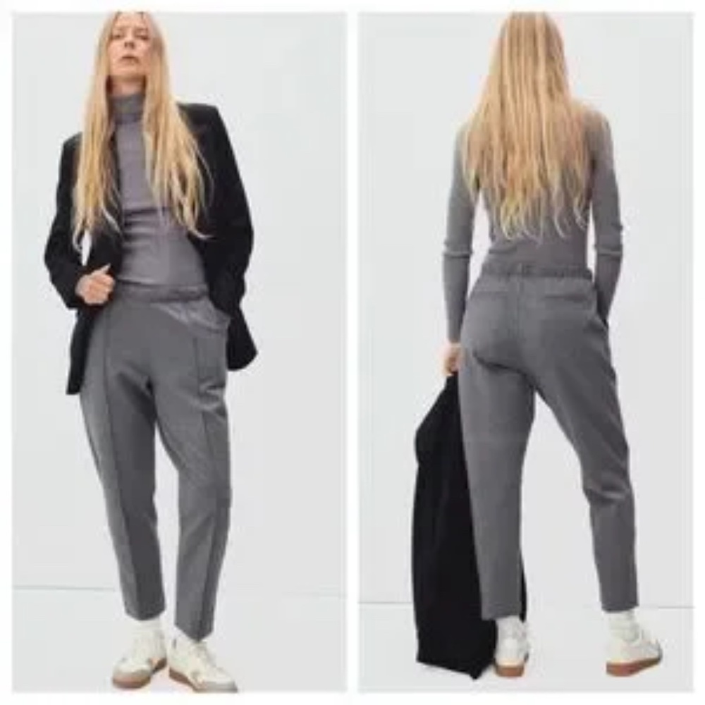 EVERLANE The Dream Pants in Heathered Grey Sz Medium